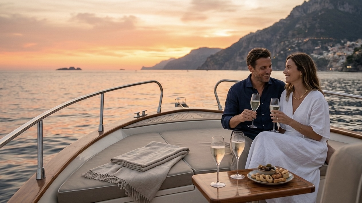 Tour al Tramonto con Aperitivo Costiera Amalfitana