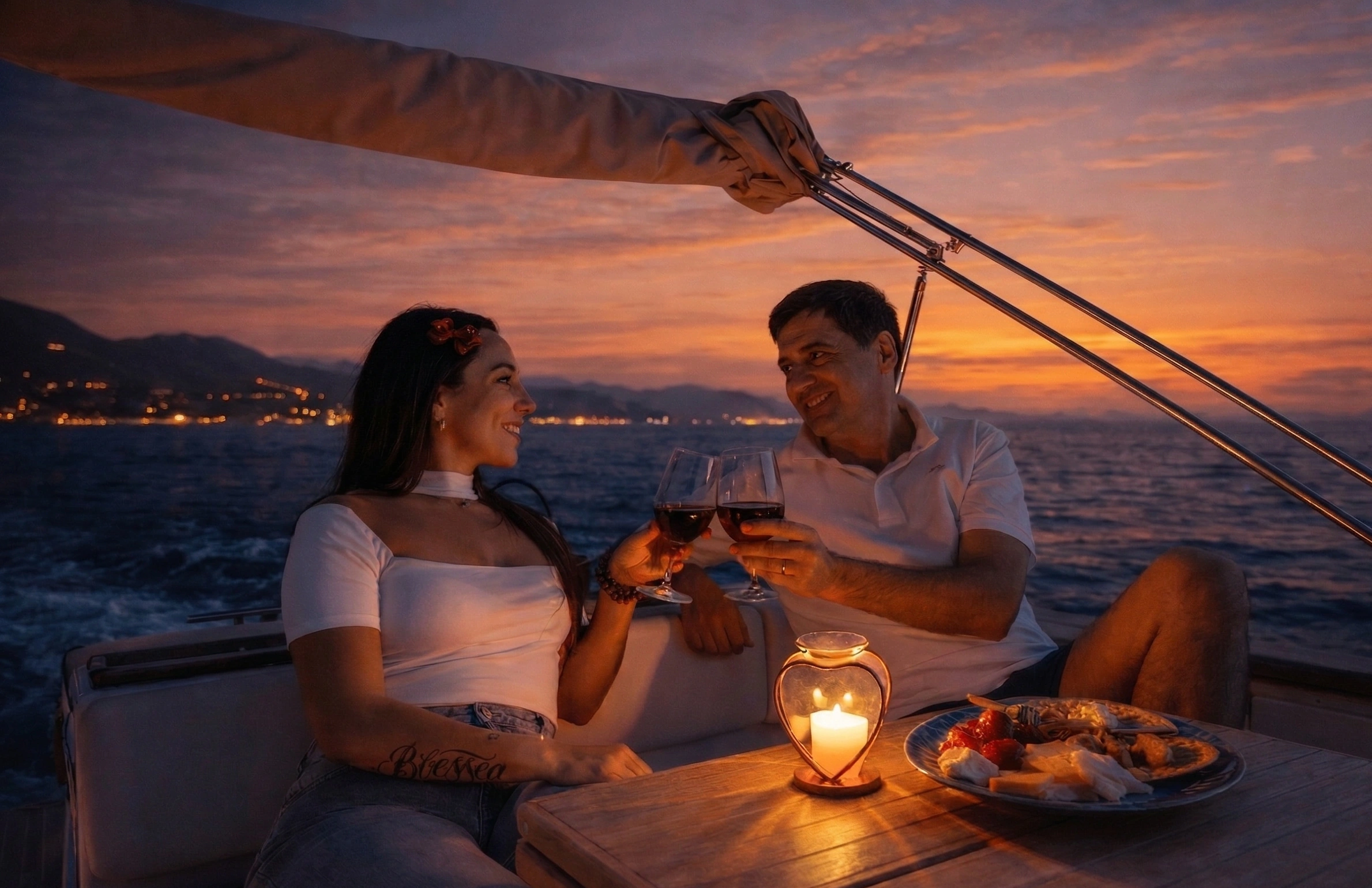 Notte romantica di musica, drink, stuzzichini (3 ore circa)